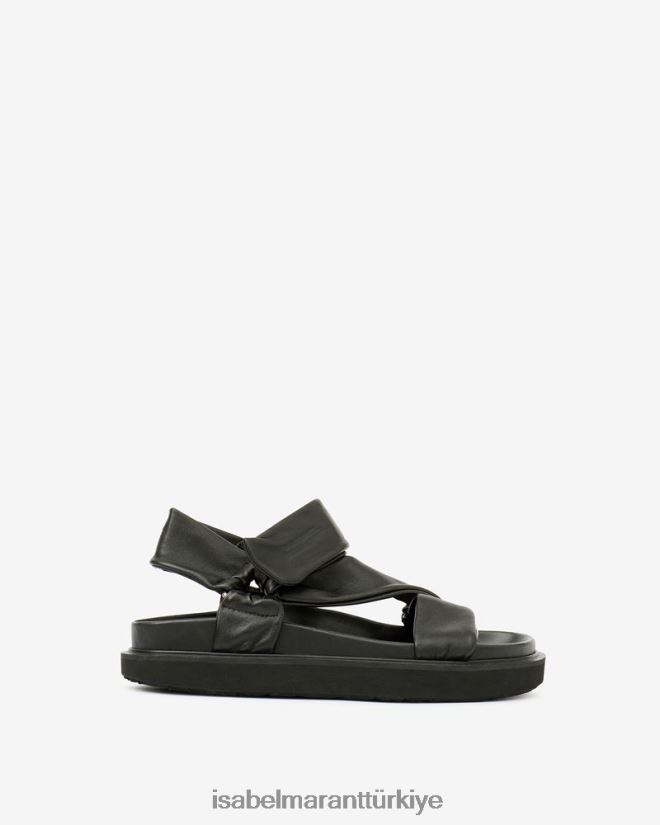 ayakkabı TR Isabel Marant üniseks naori sandalet siyah 42RDBH873