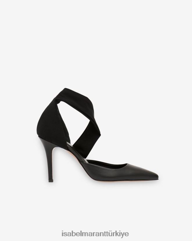 ayakkabı TR Isabel Marant üniseks poen deri pompalar siyah 42RDBH880