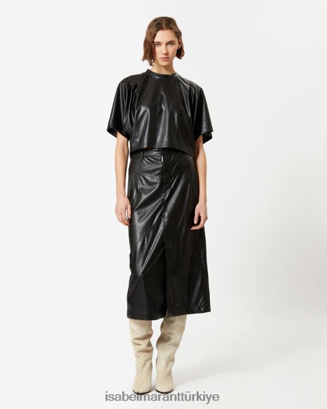 Giyim TR Isabel Marant kadınlar brooky üst siyah 42RDBH462
